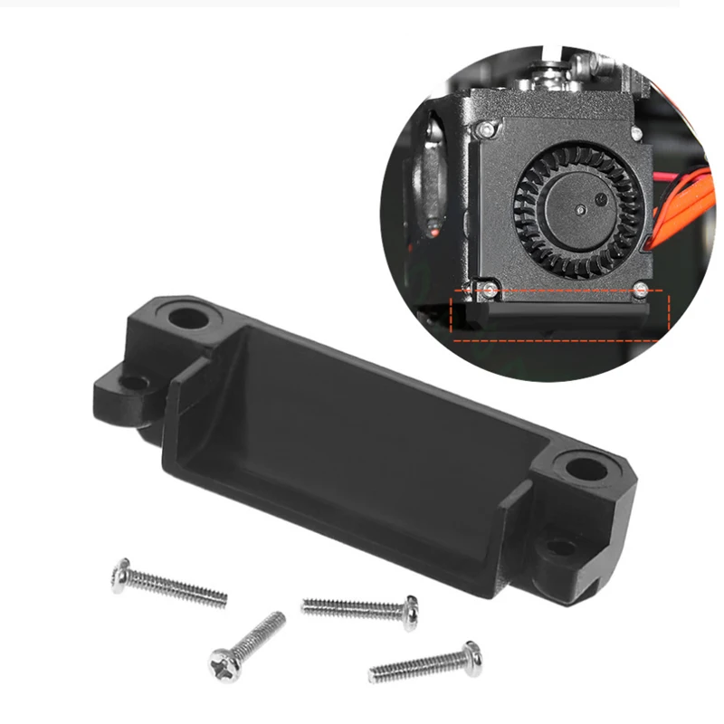 

5PCS 40MM 3D Printer Fan Air Guide Duct Mounting Bracket DC 3D Printer Parts Cooling Fan Accessories
