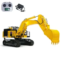 In Stock 1/8 Scale RC Hydraulic Excavator PC1250 Metal Heavy Duty Construction Finished Digger Truck Car Vehicle Tot Toy Model 1