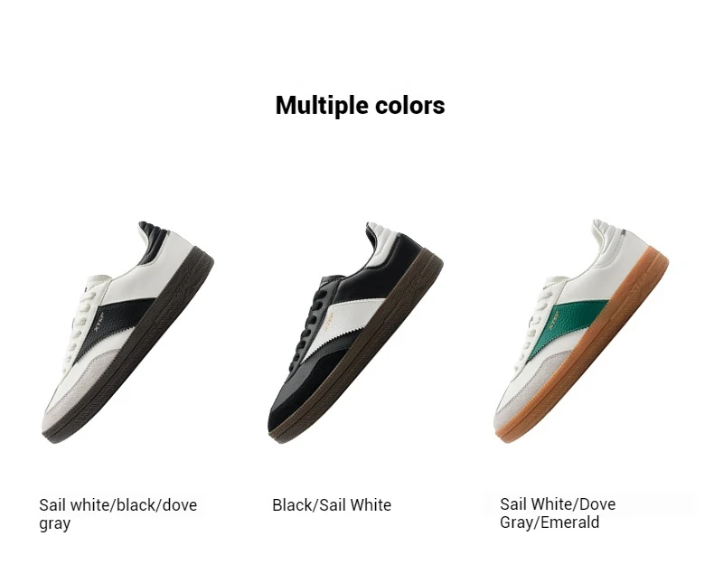 Description Picture 2 of itemXtep GAT Skateboarding Shoes For Men 2025 Spring Stability Comfortable Sports Shoes Classics Street Soft Sneakers 875119310004