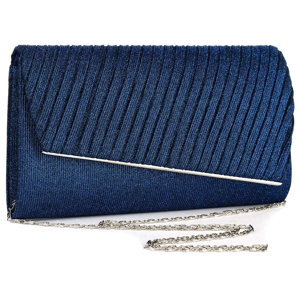 Clutch Evening Bag with Chain
