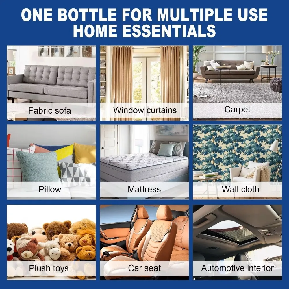 Fabric Sofa Foam Dry Cleaner Multi-Functional Cleaning Solution Clothing Stain Remover for Carpet Curtain No Water Needed Agent fabric sofa cleaner,carpet cleaner