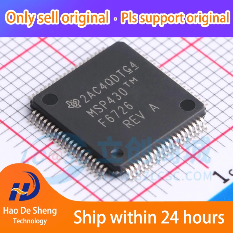 

10 шт./лот MSP430F6726IPNR LQFP80 новая Оригинальная фотография