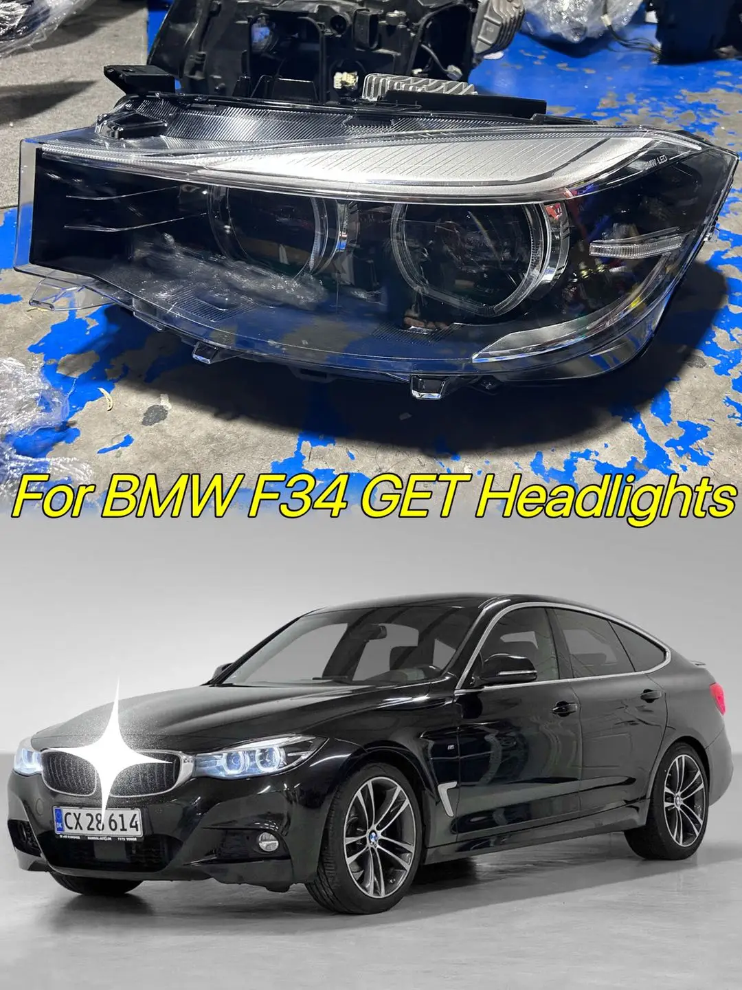 OEM-Original-Headlamp-for-BMW-GT-F34-LED-Headlight-3-Series-GT-F34 ...