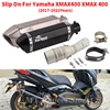 For Yamaha X MAX XMAX 400 XMAX400 2017 - 2022 Motorcycle Exhaust System Escape Modified Middle Link Pipe With Muffler DB Killer