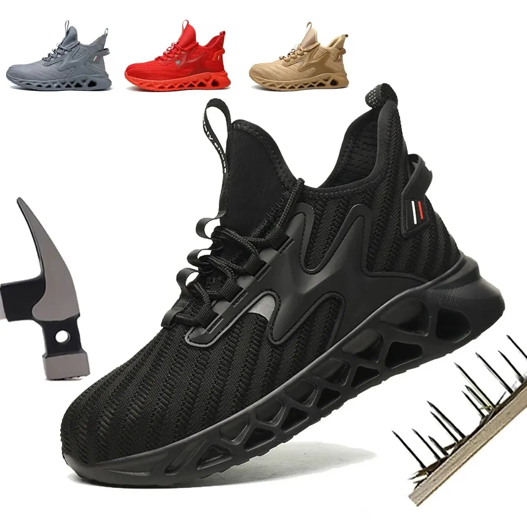 Scarpe Antinfortunistiche Da Lavoro Da Uomo Scarpe Da Ginnastica Da Lavoro Antiforatura Scarpe Da Lavoro Indistruttibili Maschili Stivali Da Uomo Scar