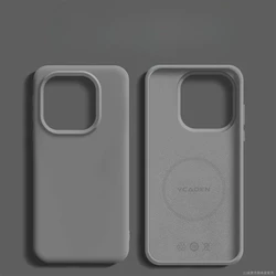 Enhanced Drop - Proof Magnetic Liquid Silicone Phone Case - Shockproof Bumper Design for Vivo iQOO 15 (GRAY)