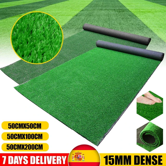 Alfombra de césped Artificial para decoración de fiesta de boda, Alfombra  de césped verde, adorno de jardín, 1x1/2M - AliExpress