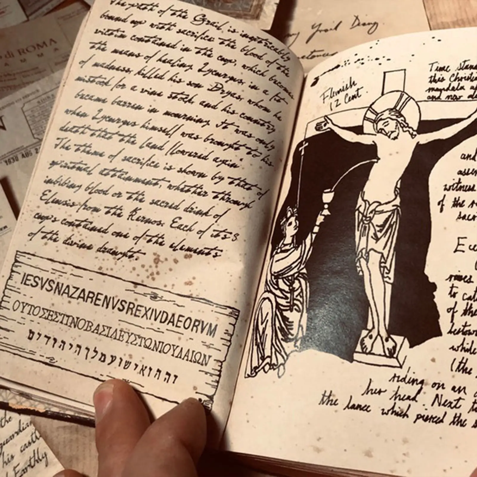 Classic Indiana Jones Henry Jones' Graal Diary Jones Romanzi Book Vintage Journal Notebook Notepad Regalo Di Capodanno Di Natale