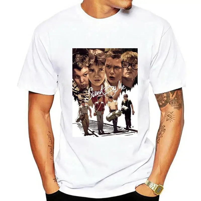 Maglietta Felpa Stand By Me Film Cult 80 Goonies Stephen King Summer Story Telling The Body Custom 100% Cotone Made In Italy