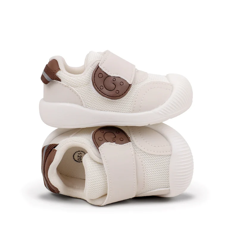 Baby Boys Girls Spring and Fall Cartoon Cute Baby Sneakers Soft Rubber Bottom Non-slip Breathable Walking Shoes 4