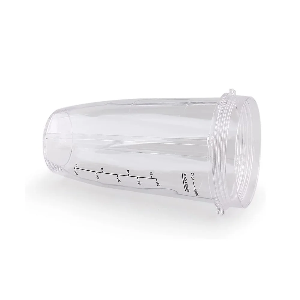 Blender Cup 24OZ Compatible with Ninja BL480 BL450 BL640 BL490 BL680 NN100 BL682 BL450 BL2012 CT640 CT800 BN400 CL401A SS100 BN750 blender cup