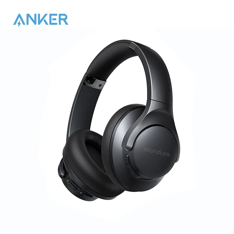 Soundcore Anker Life Q20 Hybrid Active Noise Cancelling Headphones,  Wireless Over Ear Bluetooth Headphones, 60H Playtime, Hi-Res Audio, Deep  Bass