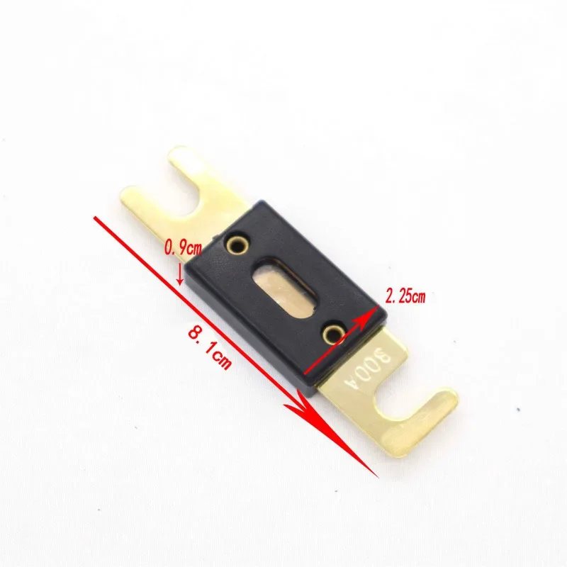 1 Piece ANL Type Fuse Gold Plated Fuses 100A 125A 150A 200A 250A 300A Car Vehicle Audio Video Fuse Blade