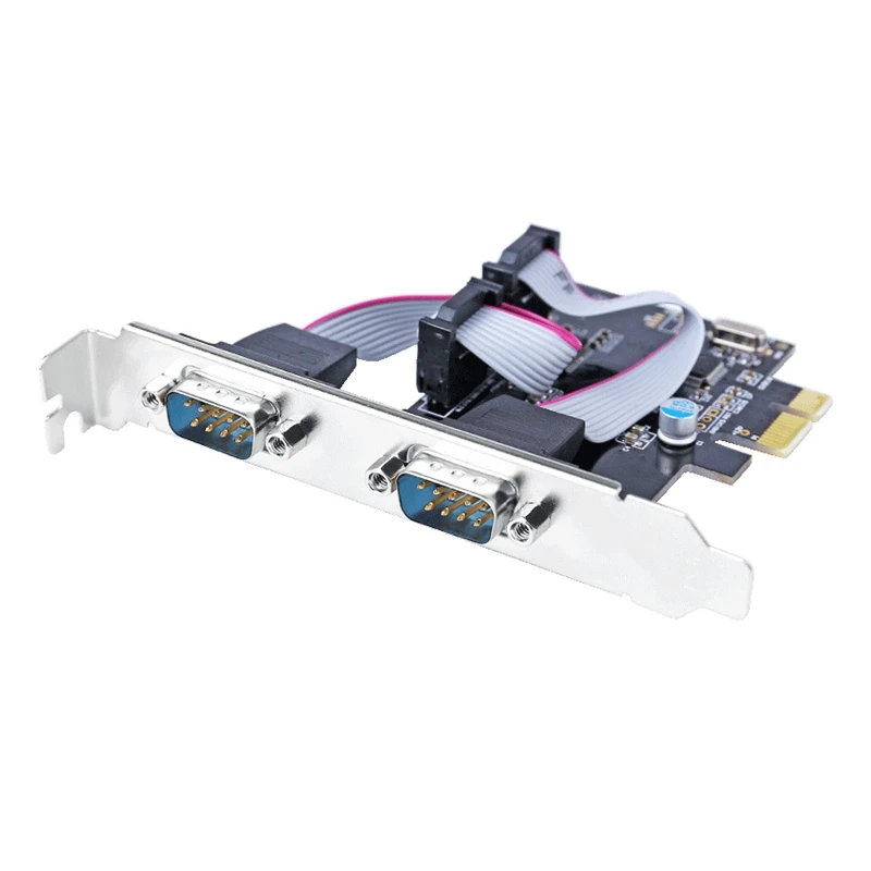 

Компьютерная плата PCI-E с последовательным портом, Настольная компьютерная плата PCIe на COM RS232, промышленное управление, карта расширения