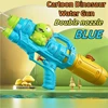 Cartoon Animal Water Gun Summer Pool Toy Double Nozzle Water Gun Dinosaur Press Type Watergun Unicorn Water Spray Toy 1