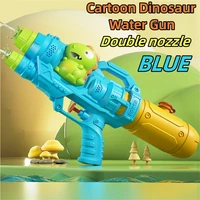 Cartoon Animal Water Gun Summer Pool Toy Double Nozzle Water Gun Dinosaur Press Type Watergun Unicorn Water Spray Toy 1