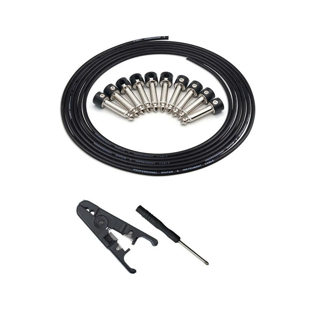 

Соединители без пайки, гитарный кабель, набор соединительных кабелей для педали гитары «сделай сам»