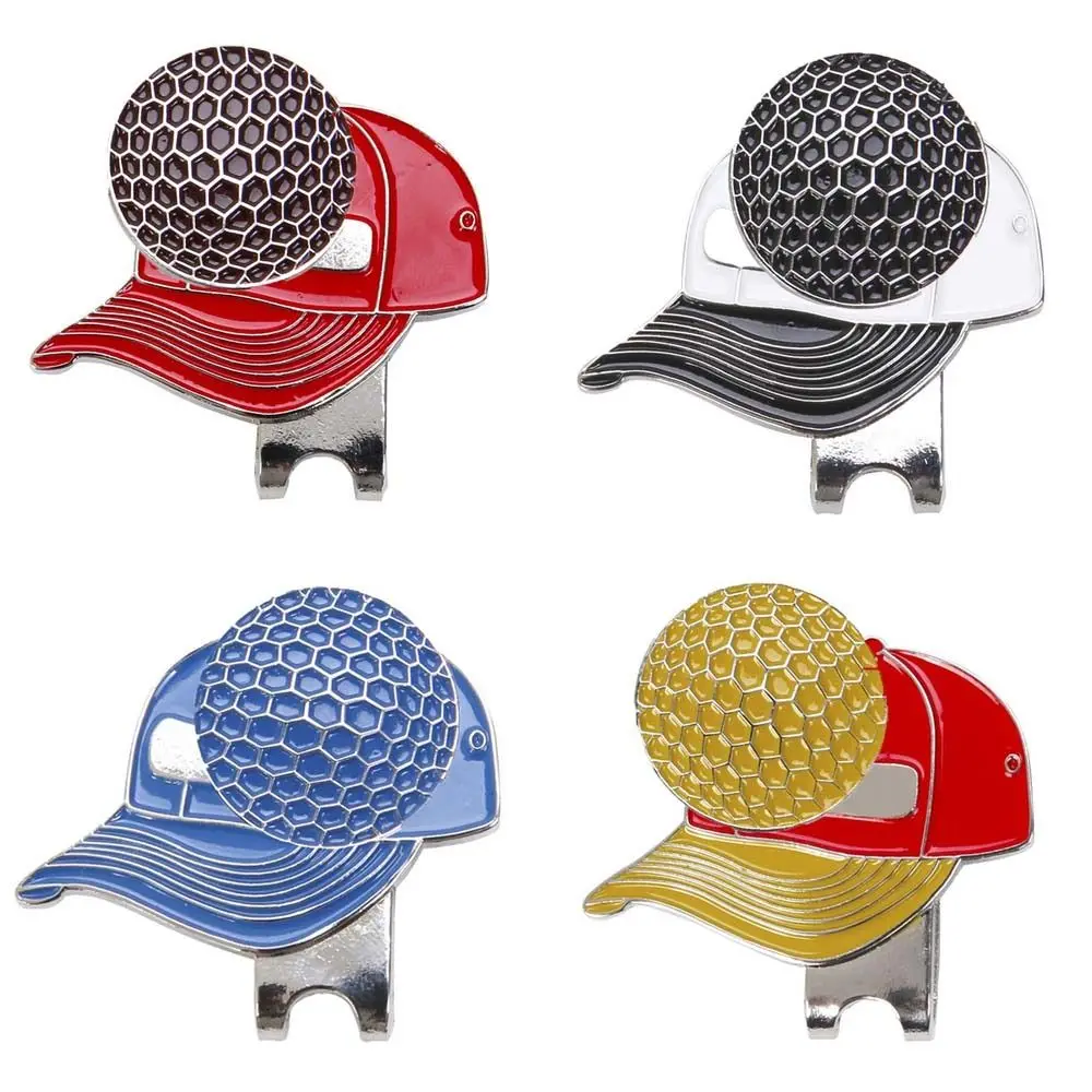 Segnaposto Per Golfista Strumento Di Mira Ausili Per L'Allenamento Del Golf Cappello Design Cappello Da Golf Clip Marcatore Da Golf Golf Putting Align