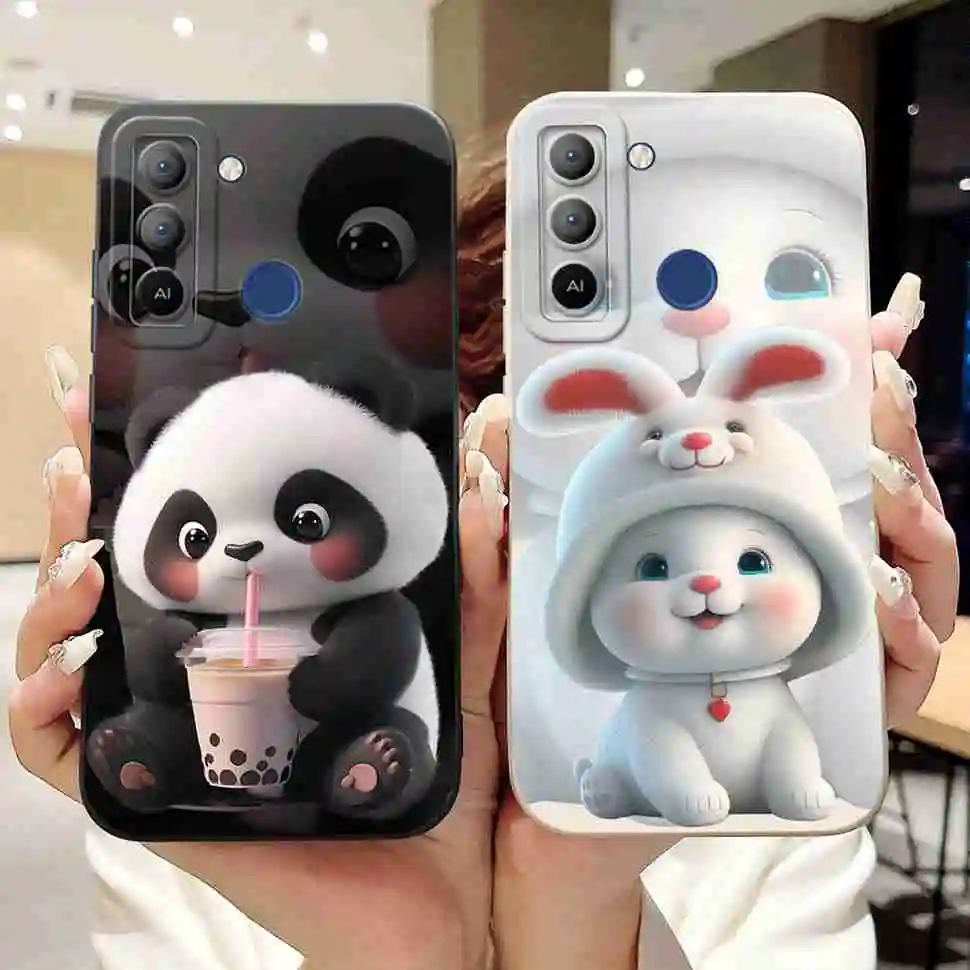 Tecno Pop 5 LTE Shockproof Painted Silicone Phone Case