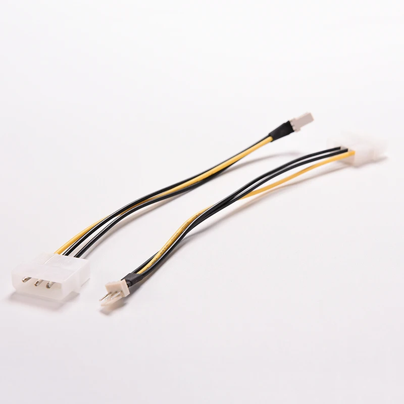 

1 PCS 20cm 4 Pin Molex IDE To 3 Pin PC Computer CPU Case Fan Power Connector Cable Adapter