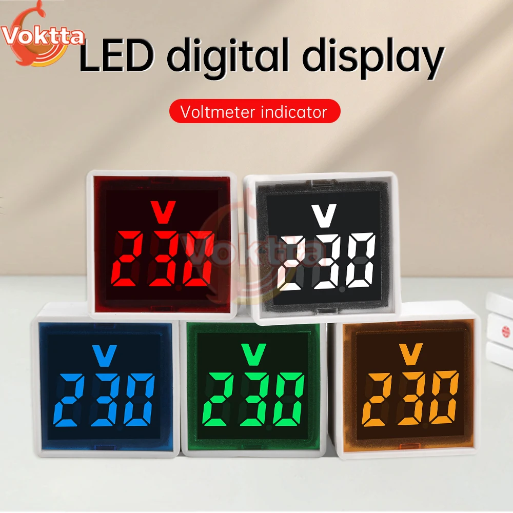 AC 50-500V Voltmeter LED Display Digital Panel Mete Produktbild-Vorschau 8