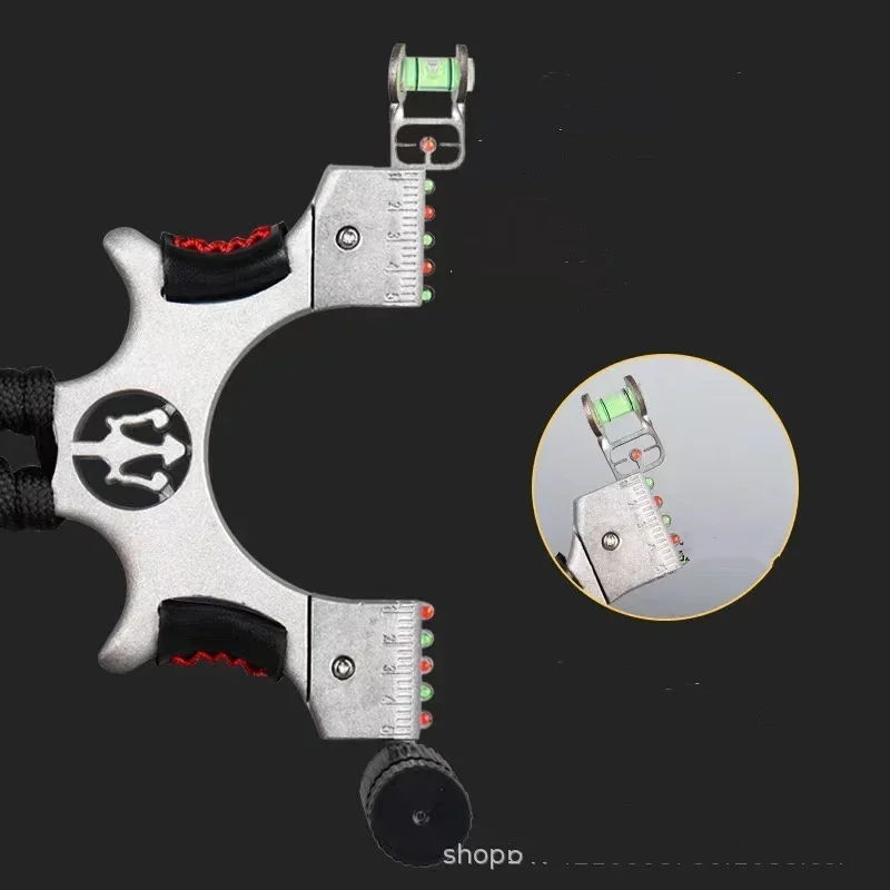 Description Picture 3 of itemLaser infrared slingshot High Quality Slingshot of aluminium alloy Flat Rubber Band Hunting Shooting Outdoor Catapult Hunting