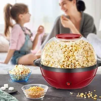 Household 850W Electric Popcorn Machine Automatic Hot Pipoqueir Machine Home-made Diy Popcorn Movie Snack Sonifer Popper 2
