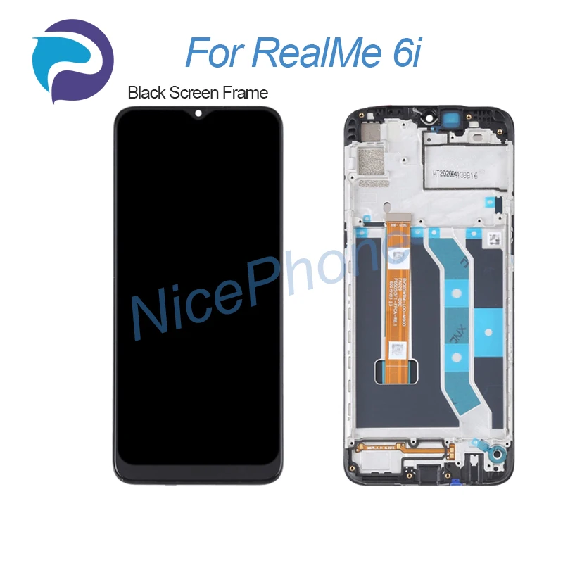 Pro realme 6I LCD obrazovka + dotek digitizér displej RMX2040 1600*720 pro realme 6i LCD obrazovka displej