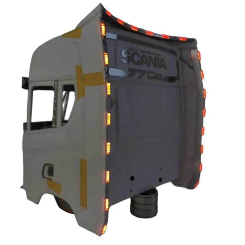 Side Lamp Bar for Tamiya 1/14 Truck Decoration Back Lights RC Cars Scania 56368 770s Upgrade Accessories 3