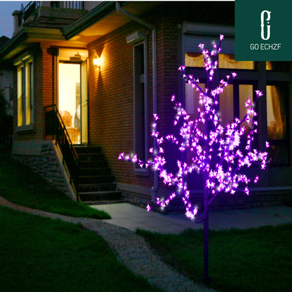 

New Arrival LED Cherry Blossom Christmas Tree Lighting Waterproof Garden Landscape Decoration Lamp For Wedding Party Christmas