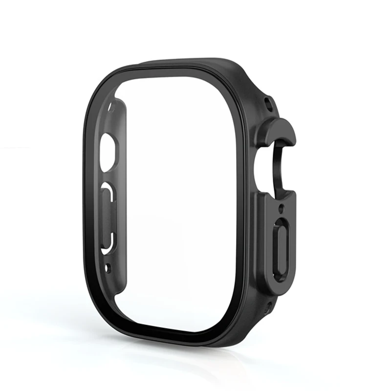 Enhanced Protective Case with Screen Protector for Apple Watch Ultra 49mm – Premium HD Tempered Glass and Durable Bumper Shell Accessories