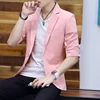 2024 summer small suit men's mid-sleeve suit men Korean version slim small suit handsome youth seven-quarter sleeve jacket 3