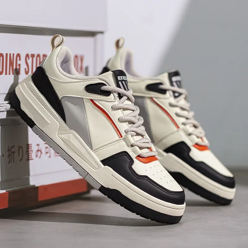 

Hong Kong style niche men's shoes spring new breathable sports shoes men's low-top non-slip casual hundred board shoes