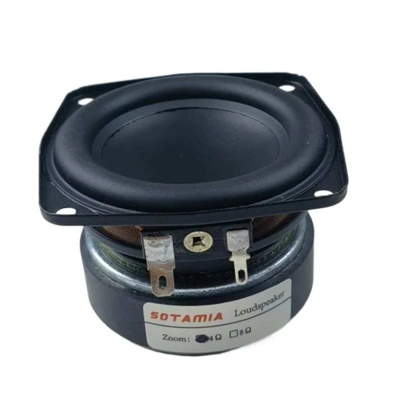 SOTAMIA 2Pcs 3 Inch Subwoofer Speaker 4 Ohm 35W Bass Woofer Audio DIY Hifi Music Bluetooth Speaker Bookshelf Power Loudspeaker