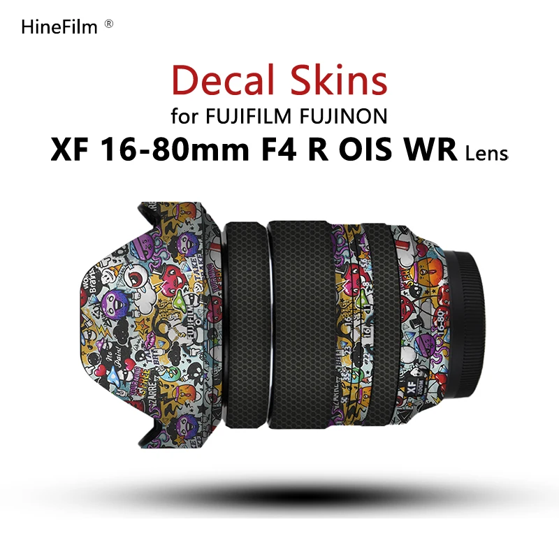 Fuji Xf16-80 F4 Lens Skin 1680 Wrap Cover Film Per Fujifilm Fujinion Xf 16-80Mm F4 R Ois Wr Lens Sticker Xf1680 Protector Coat