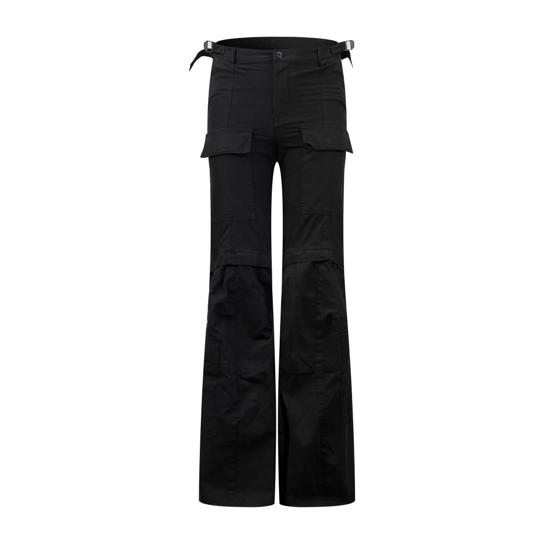Men's and women's flared workwear pants, 230g cotton high-density fabric pants, detachable shorts, paired with 9 pocket pants