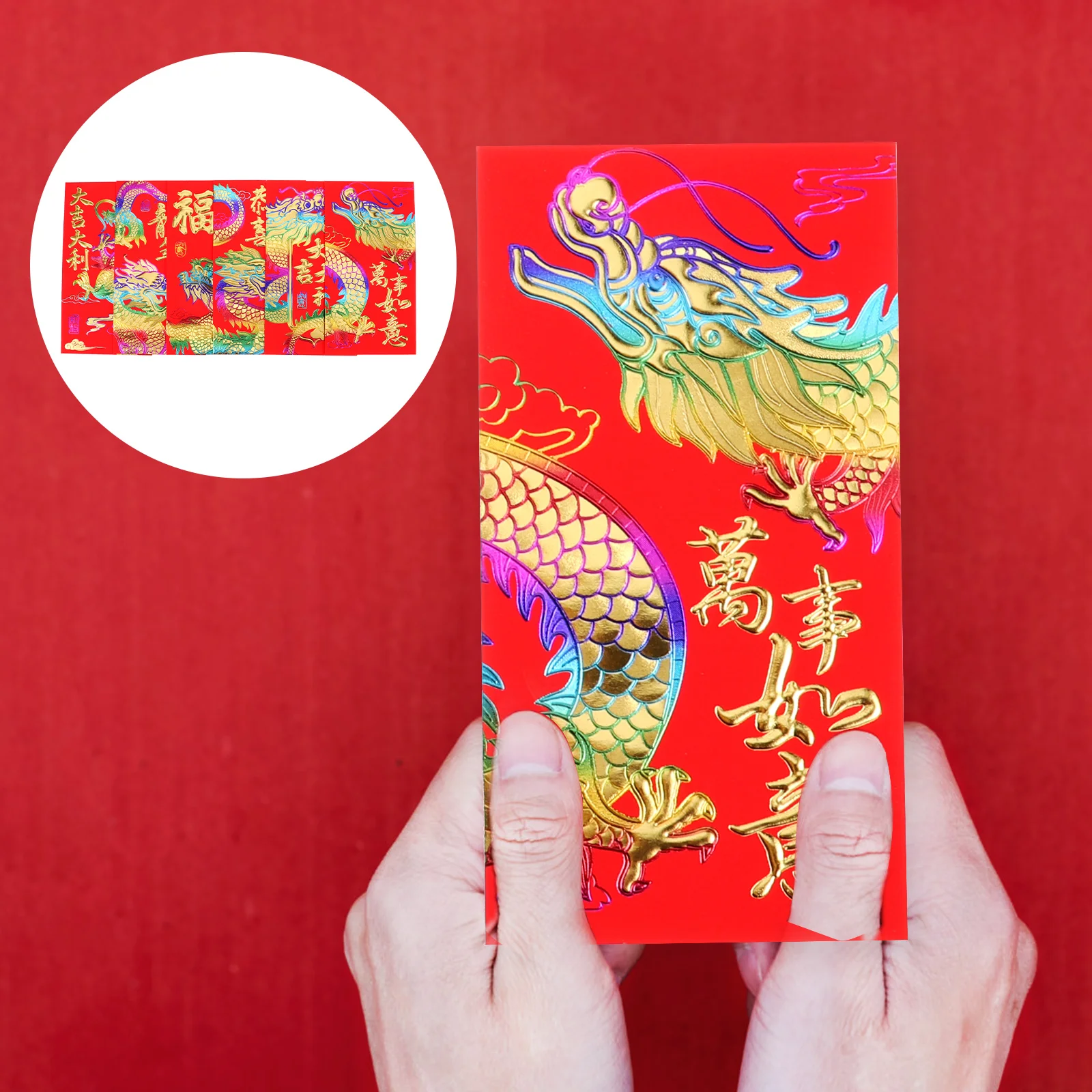 

Red Envelopes Creative Hongbao Chinese New Year Birthday Marry Red Gift Envelope The Year Of Dragon Luck Money Envelopes