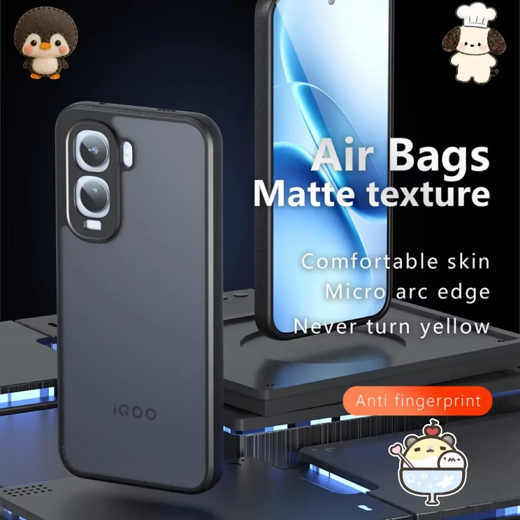 Enhanced Shockproof Anti-Fingerprint Matte Phone Case