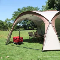 5-8 Outdoor Folding Tent Instant Pop Up Tent Portable Automatic Waterproof Camping Tent With Canopy For Hiking Picnic Family 5