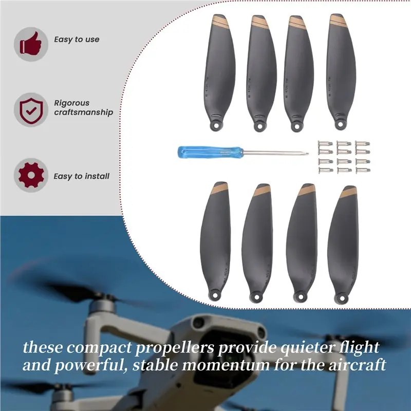 DJI 미니 2 드론용 8Pcs 4726 프로펠러 경량 프로펠러 블레이드 교체 날개 미니 2용 예비 부품 고객이 선호하는 제품