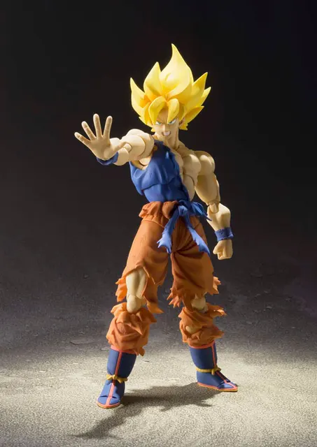 Figura de Ação Dragon Ball Z, Son Goku, S.H.Figuarts, Anime Lendário do  Goku, Despertar do Super Saiyajin, Danos de Batalha, Original, Em Stock -  AliExpress