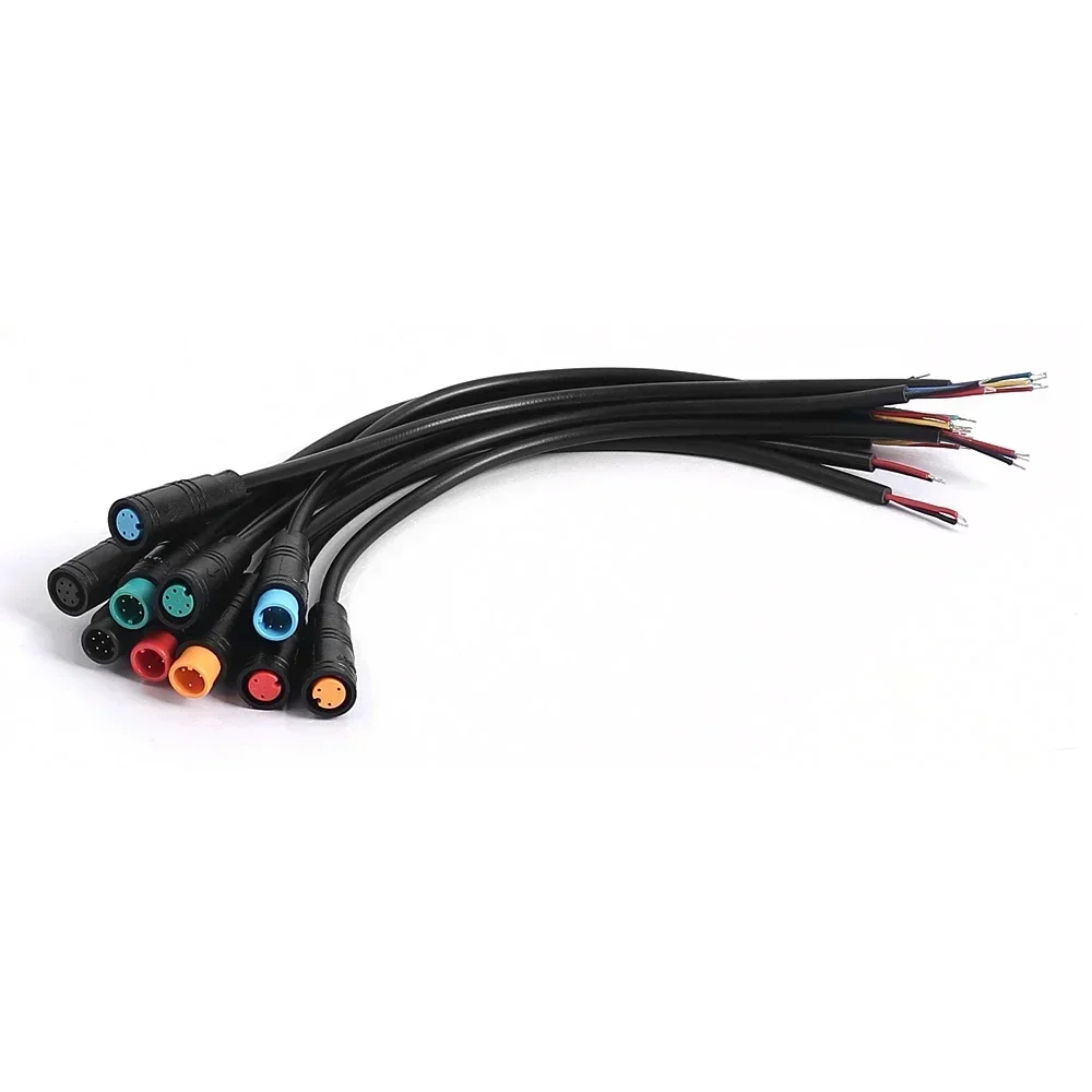 2/3/4/5/6Pin Männlich Weiblich Kabel Ebike Display Kabel Stecker Draht Für Elektrische Roller Sensor elektrische Fahrrad Butt Joint Stecker – Detail 6