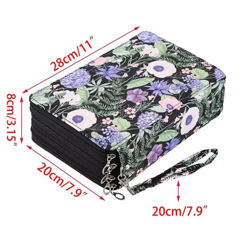 200 Slots Pencil Case School Pencilcase Supplies Large Capacity Stationery Organizer Bag Kawaii Art Pen Box Kit Aesthetic Pouch