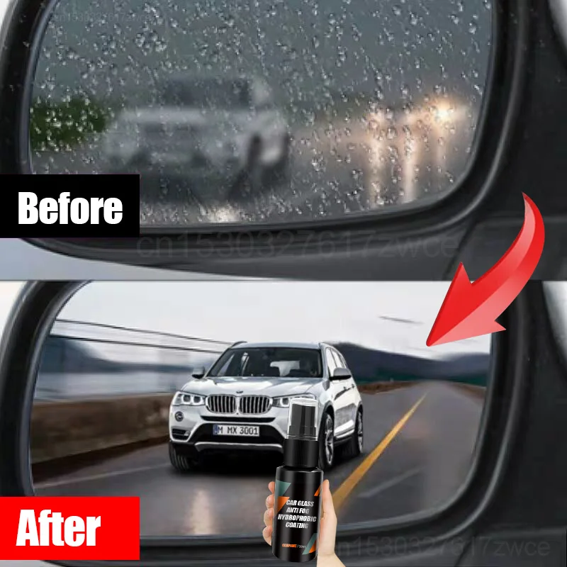 Water Repellent Spray Anti Rain Coating For Car Glass Hydrophobic Anti-rain  Car Liquid Windshield Mirror Mask Auto Polish Kit - AliExpress