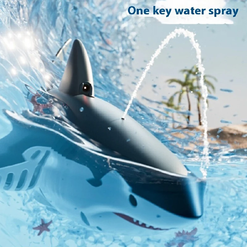 Electric Shark Remote Control Shark Toy Underwater Simulation Mechanical Fish Boy Gift With Camera Water Remote Control Boat 3