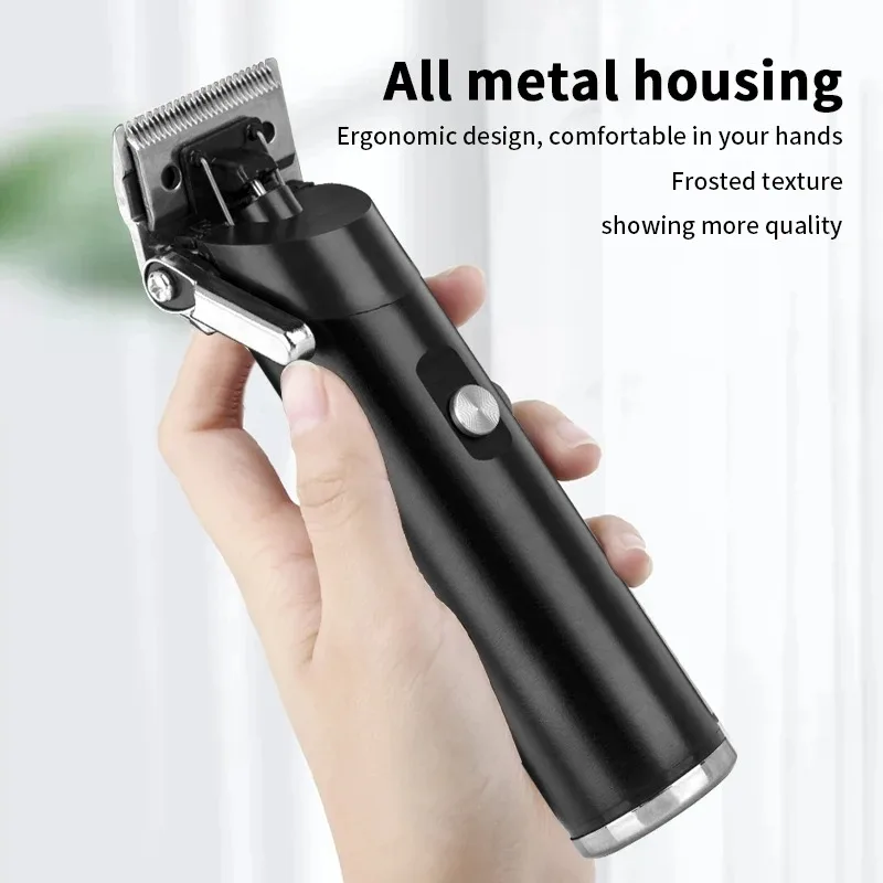 WAIKIL professional hair clipper Men's Electric Hair Trimmer USB Rechargeable Cordless Electric Pusher Hair beard styling tools 3