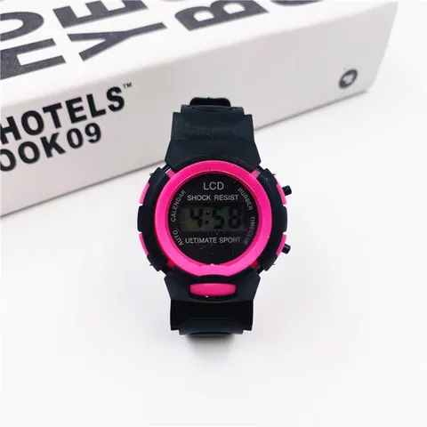 Sports Watch For Kids Children Waterproof Led Digital Watch Ultra-light Silicone Strap Teen Boys Girls WristWatch Unisex