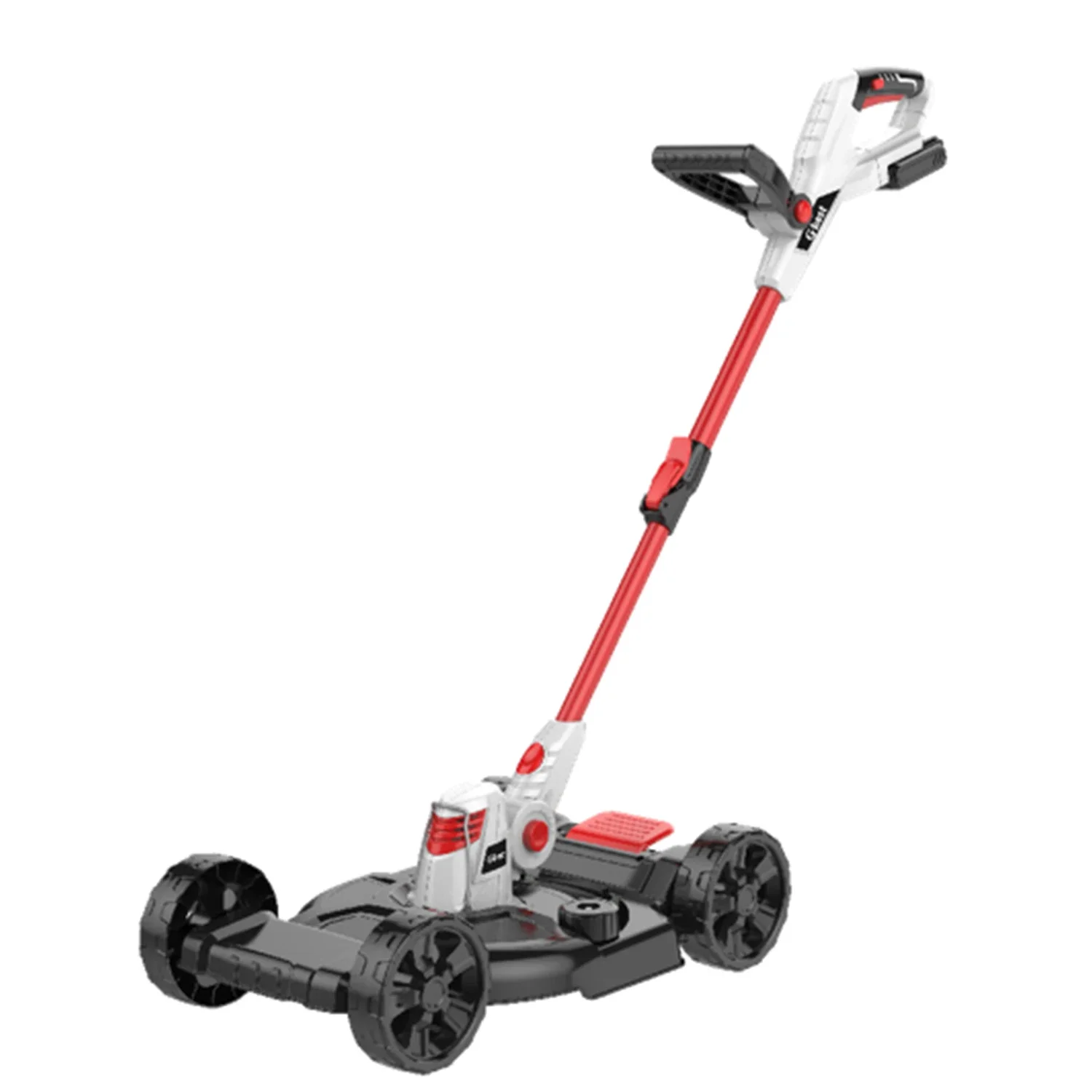20V 2 in 1 multifunction garden tools cordless electric grass trimmer machine and lawn mower for grass with wheels