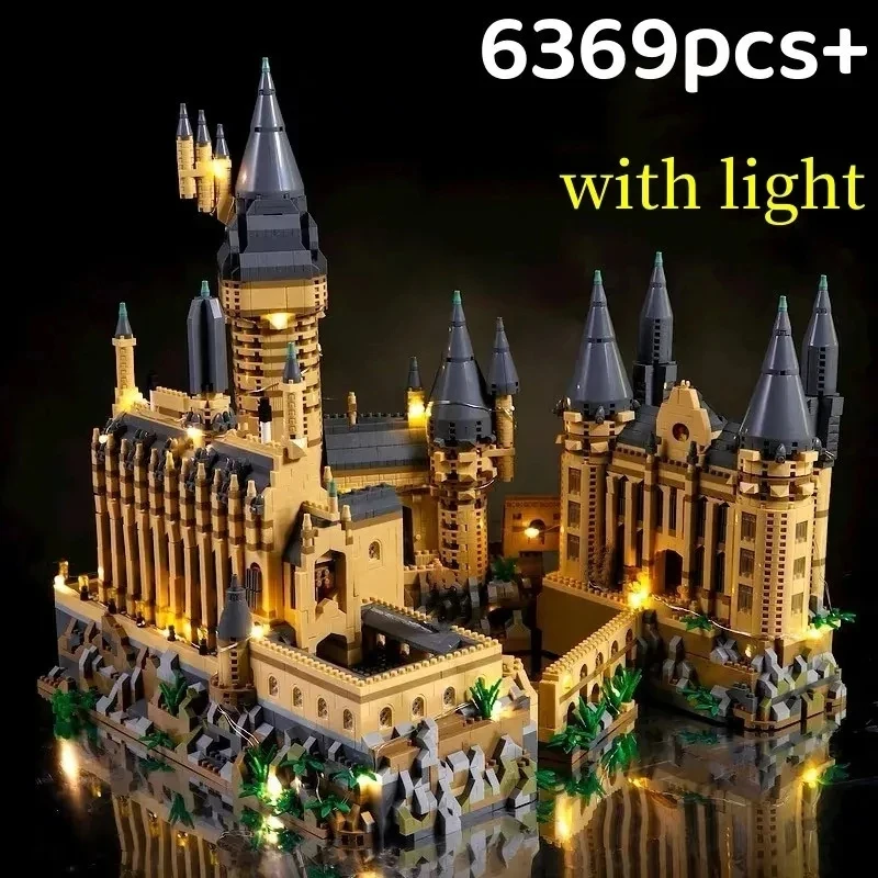 Micro Particles Magic Castle Medieval Architecture Building Set DIY Assembly Bricks MOC Model Holiday Gift For Adults And Kids