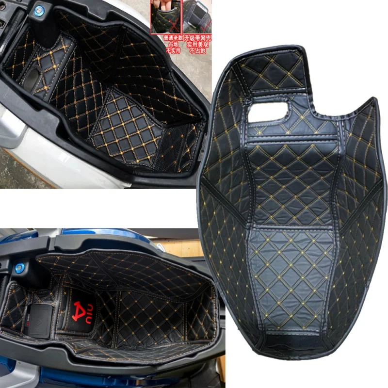Motorcycle PU Rear Trunk Cargo Liner Protector Seat Bucket Pad for NIU scooter NI N1S NQI NGT Parts